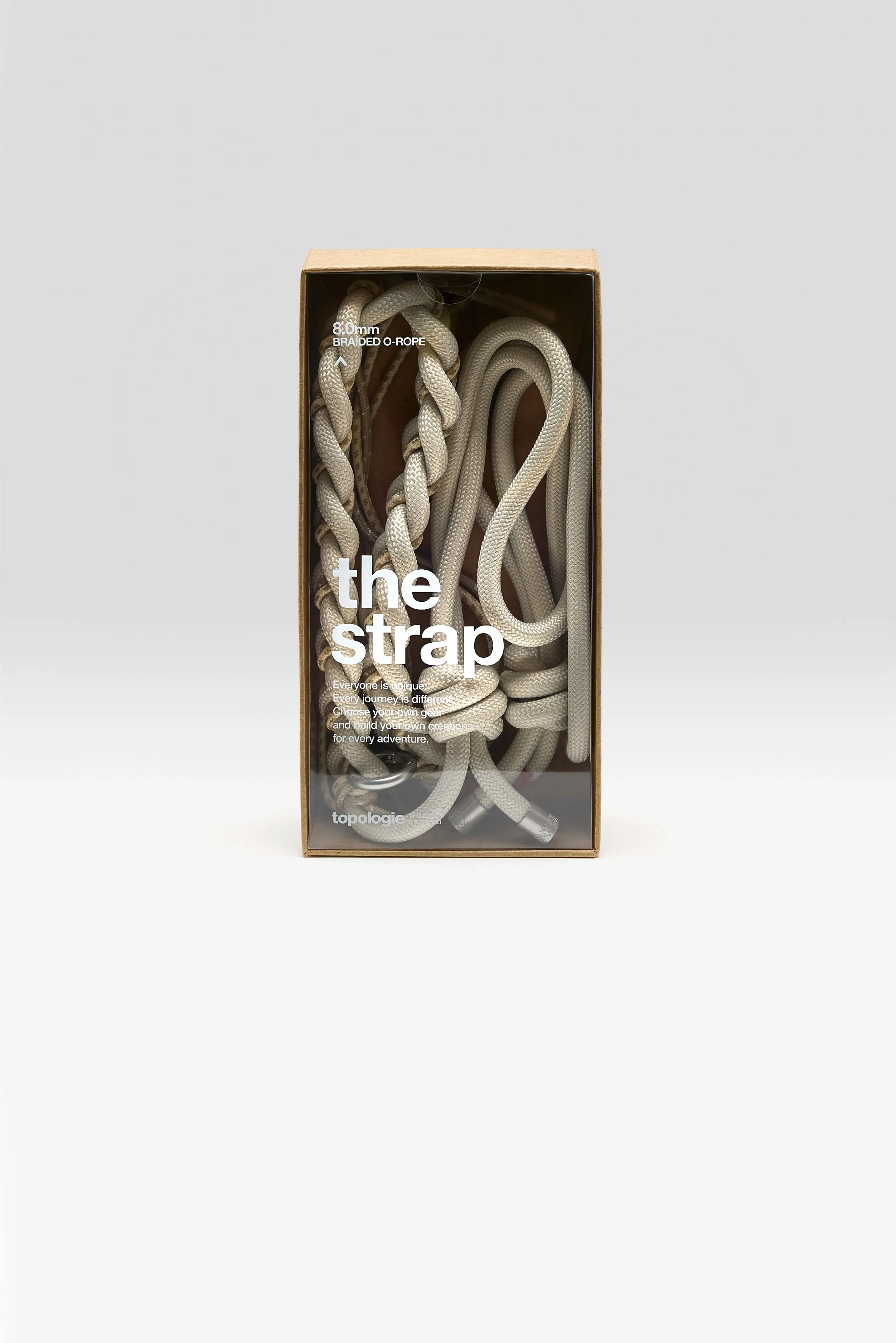 8.00 mm Braided O-Rope (251 / W / BEIGE)