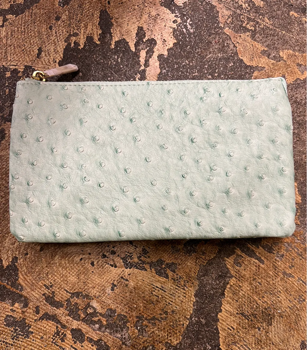 Colorful Purses w/Wristlet & Crossbody Strap