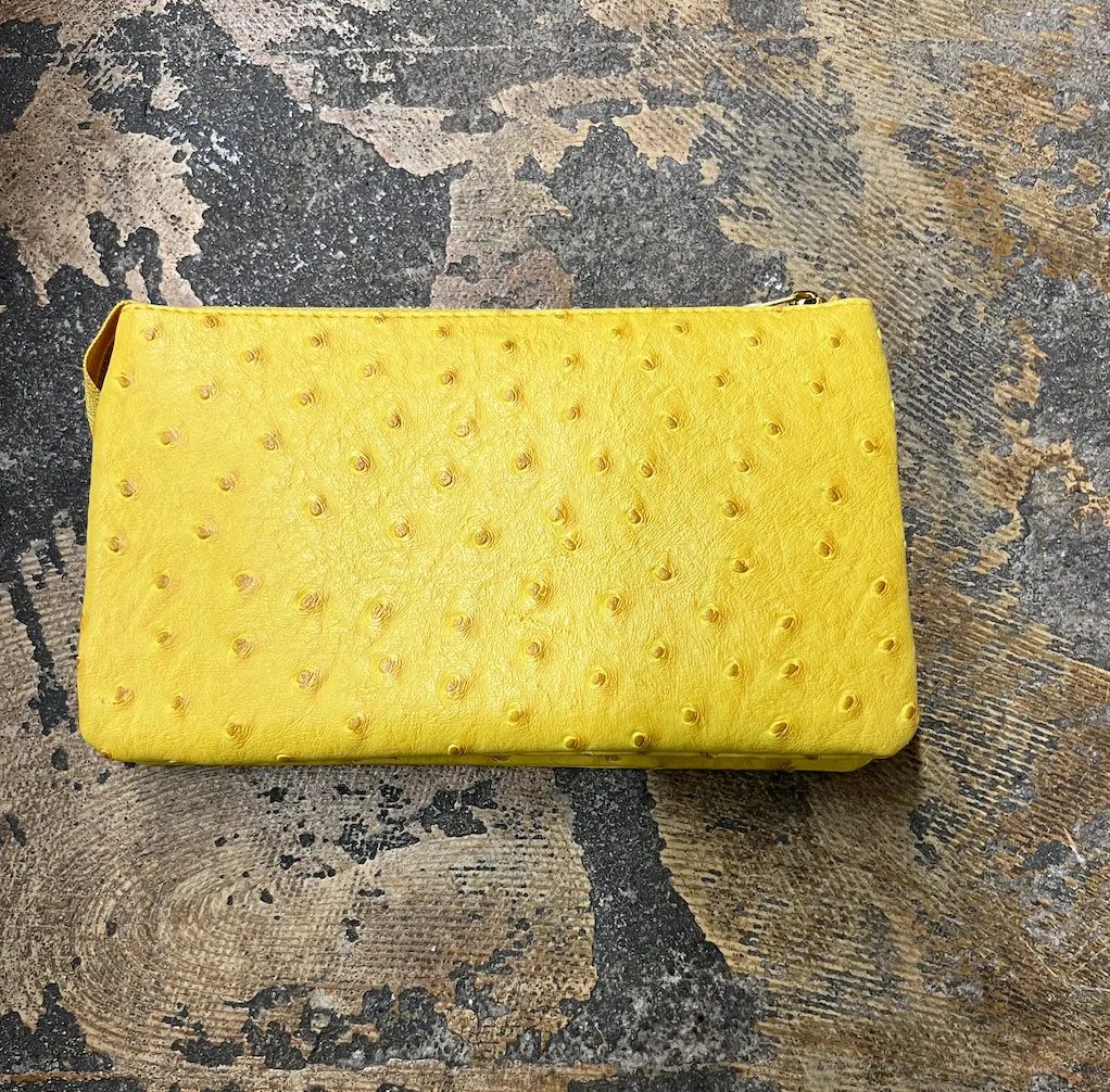 Colorful Purses w/Wristlet & Crossbody Strap