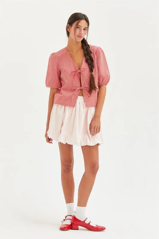 Gloria Tie Blouse