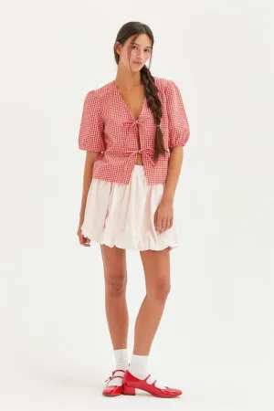 Gloria Tie Blouse