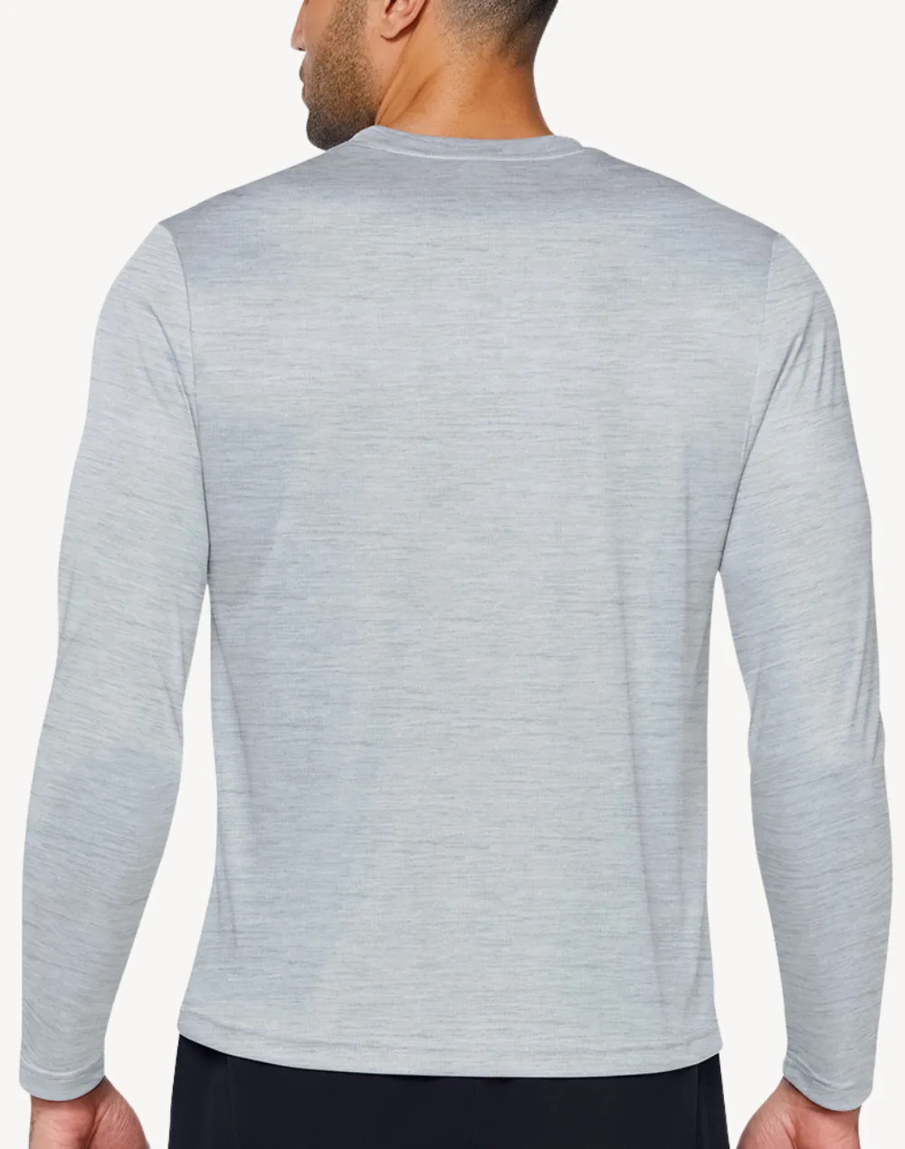Men's Heather UPF 50 Long Sleeve Swim Shirt