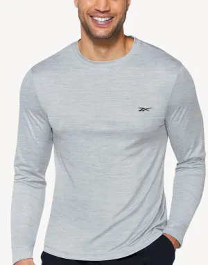 Men's Heather UPF 50 Long Sleeve Swim Shirt