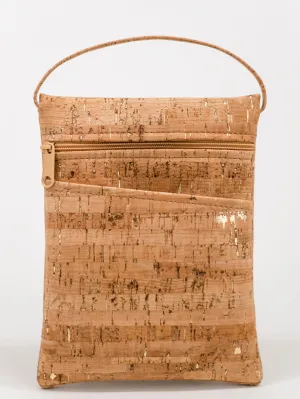 Mini Cross Body Bag Gold Fleck by Natalie Theresa