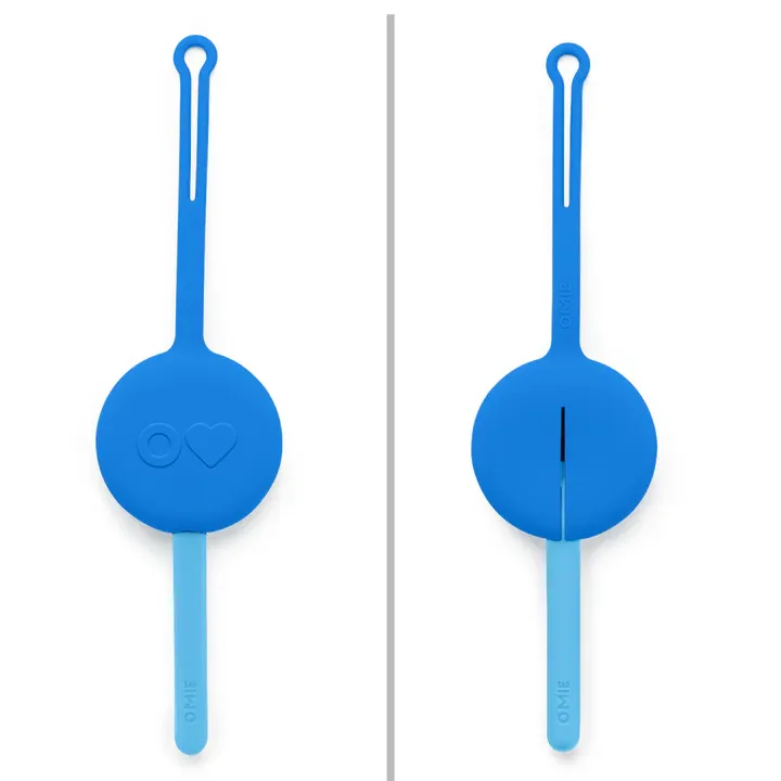 OmiePod Kids Utensils Set with Case ~ Capri Blue