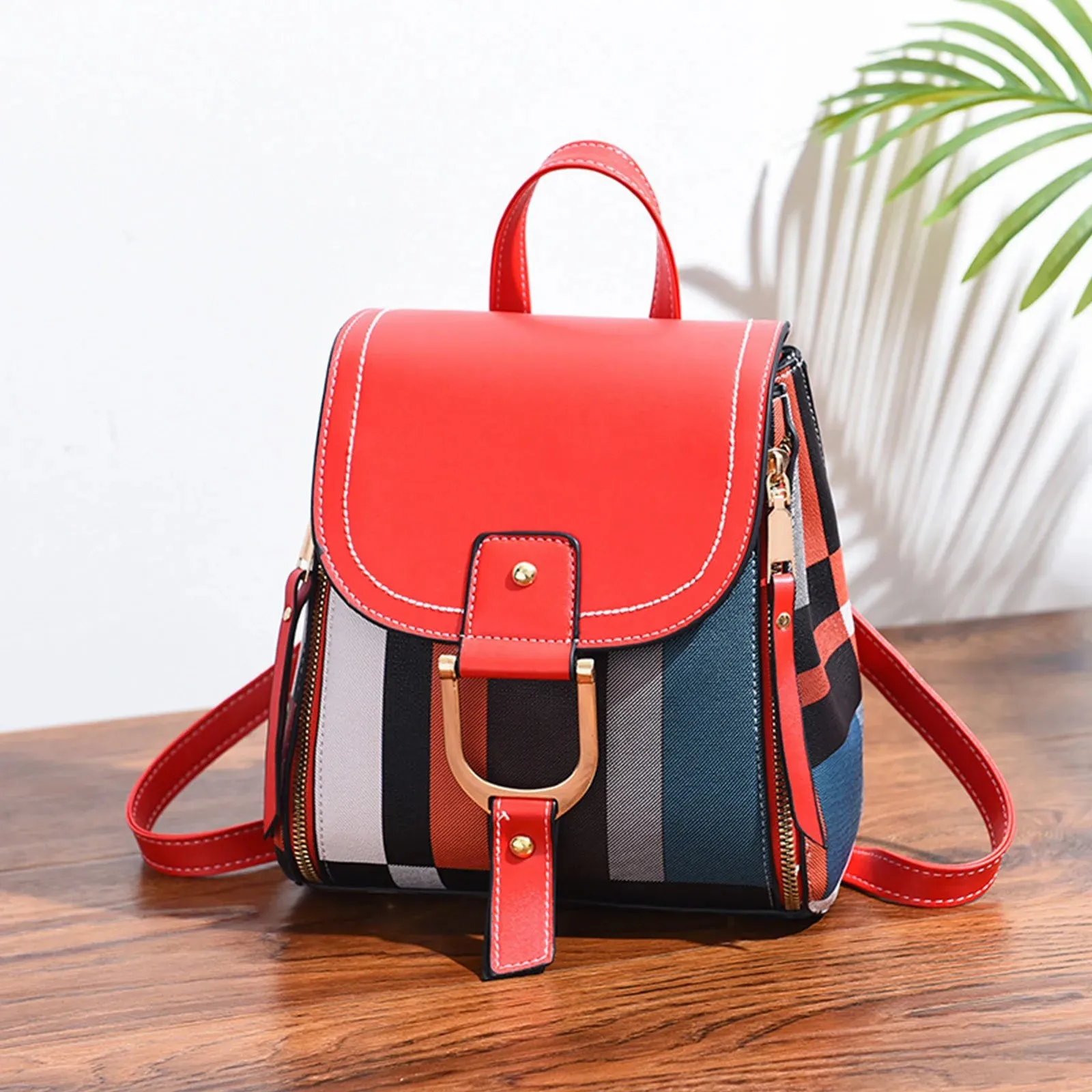 PU Leather Backpack