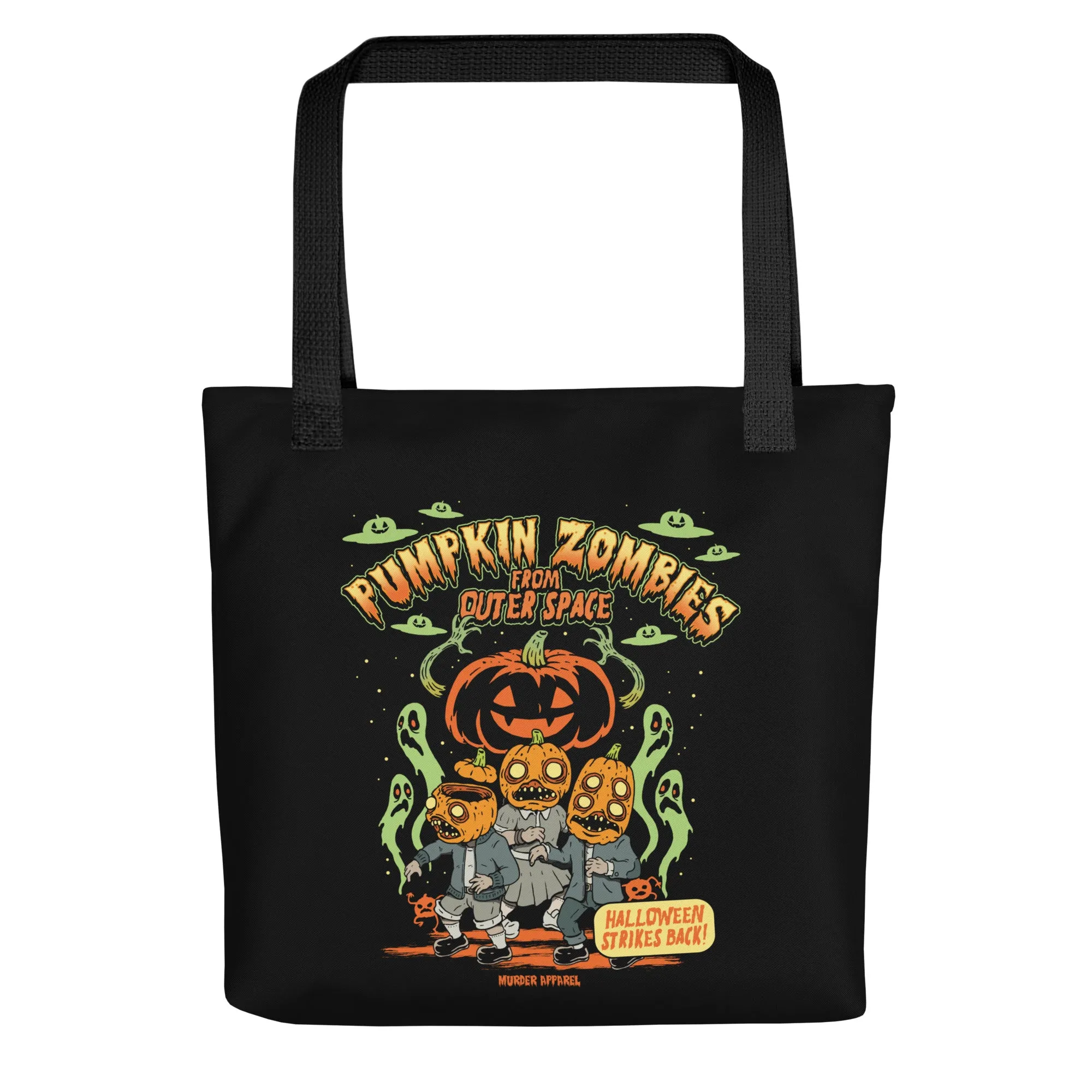 Pumpkin Space Zombies Tote