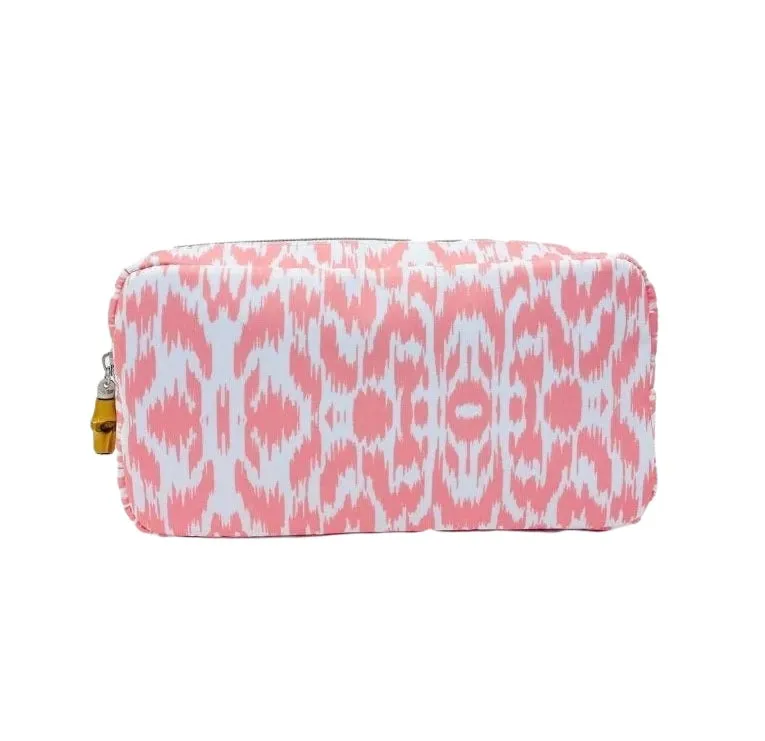 Shell Pink Ikat Glam Bag