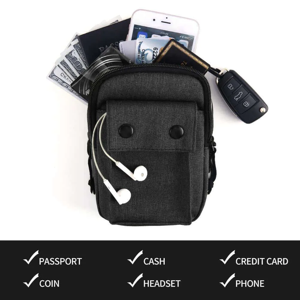 Versatile RFID Travel Crossbody Bag | Water-Resistant & Secure