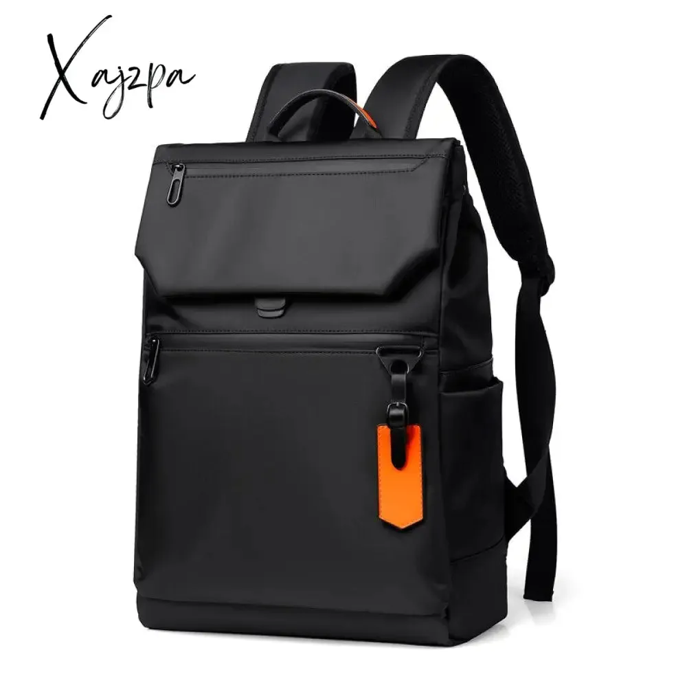 Xajzpa - Designer Black Backpack for Business Urban Man Backpack High Quality Waterproof Men's Laptop Luxury Brand Backpack